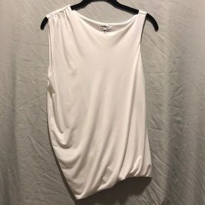 Express white touched tank - XS